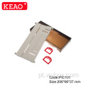 PIC101 caixa de controle industrial caixa de plástico elétrico com porta Din Rail caixa eletrônica ip54 caixa de plástico